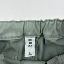 Load image into Gallery viewer, Boys HUX, embroidered stretch cotton shorts, adjustable, FUC, size 0,