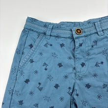 Load image into Gallery viewer, Boys Golf &amp; Kids, blue cotton shorts, adjustable, GUC, size 5-6,