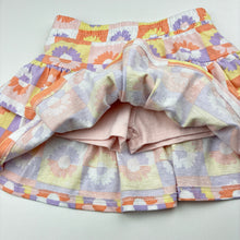 Load image into Gallery viewer, Girls KID, floral cotton skirt, built-in shorts, EUC, size 3,