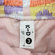 Load image into Gallery viewer, Girls KID, floral cotton skirt, built-in shorts, EUC, size 3,