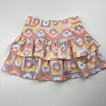 Load image into Gallery viewer, Girls KID, floral cotton skirt, built-in shorts, EUC, size 3,