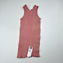 Load image into Gallery viewer, Girls Bonds, ribbed cotton singlet top, discolouration on back, FUC, size 1,