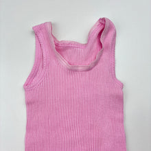 Load image into Gallery viewer, Girls Bonds, pink cotton singlet top, GUC, size 000,
