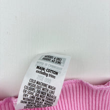 Load image into Gallery viewer, Girls Bonds, pink cotton singlet top, GUC, size 000,