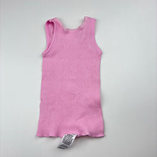 Load image into Gallery viewer, Girls Bonds, pink cotton singlet top, GUC, size 000,
