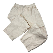 Load image into Gallery viewer, Girls Target, lightweight cotton cargo pants, elasticated, mark front right leg, FUC, size 5,
