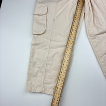 Load image into Gallery viewer, Girls Target, lightweight cotton cargo pants, elasticated, mark front right leg, FUC, size 5,
