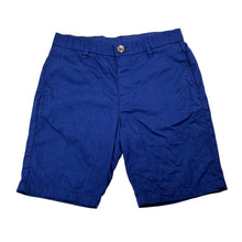 Load image into Gallery viewer, Boys H&amp;M, blue cotton chino shorts, adjustable, EUC, size 6,