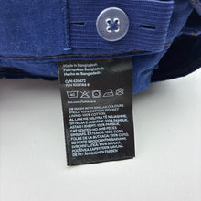 Load image into Gallery viewer, Boys H&amp;M, blue cotton chino shorts, adjustable, EUC, size 6,