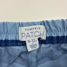 Load image into Gallery viewer, Boys Pumpkin Patch, lightweight cotton shorts, elasticated, wash fade, FUC, size 0,