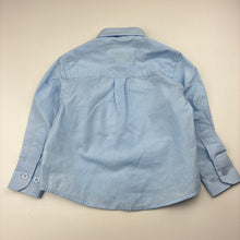 Load image into Gallery viewer, Boys EXECUKIDS, blue long sleeve dress shirt, EUC, size 0,