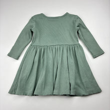 Load image into Gallery viewer, Girls Anko, ribbed stretch cotton dress, FUC, size 1, L: 39cm