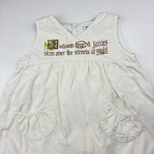 Load image into Gallery viewer, Girls DKNY, corduroy cotton dress, light marks, FUC, size 2, L: 47cm