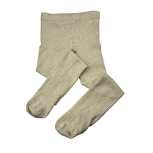 Load image into Gallery viewer, Girls Cotton On, metallic gold stockings / tights, GUC, size 4-5,