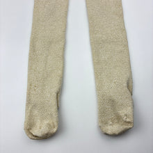 Load image into Gallery viewer, Girls Cotton On, metallic gold stockings / tights, GUC, size 4-5,