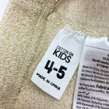 Load image into Gallery viewer, Girls Cotton On, metallic gold stockings / tights, GUC, size 4-5,