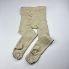 Load image into Gallery viewer, Girls Cotton On, metallic gold stockings / tights, GUC, size 4-5,