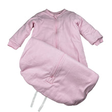 Load image into Gallery viewer, Girls Dymples, padded cotton sleeping bag, GUC, size 0-1,