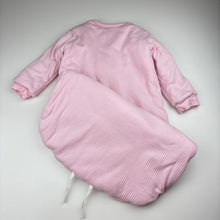 Load image into Gallery viewer, Girls Dymples, padded cotton sleeping bag, GUC, size 0-1,