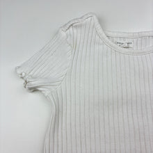 Load image into Gallery viewer, Girls David Jones, ribbed stretchy top, light marks, FUC, size 6,