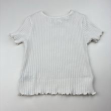 Load image into Gallery viewer, Girls David Jones, ribbed stretchy top, light marks, FUC, size 6,