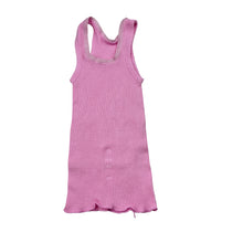 Load image into Gallery viewer, Girls Bonds, pink ribbed cotton singlet top, FUC, size 000,
