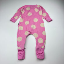 Load image into Gallery viewer, Girls Bonds, zip Wondersuit / zippy / romper, wash fade &amp; pilling, FUC, size 00,