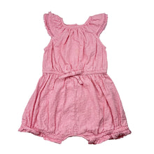 Load image into Gallery viewer, Girls Sprout, pink cotton romper, light mark, FUC, size 1,
