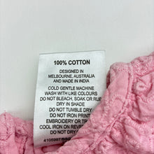 Load image into Gallery viewer, Girls Sprout, pink cotton romper, light mark, FUC, size 1,