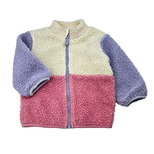 Load image into Gallery viewer, Girls Anko, cotton lined boucle sweater / jacket, FUC, size 00,