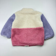 Load image into Gallery viewer, Girls Anko, cotton lined boucle sweater / jacket, FUC, size 00,
