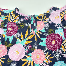 Load image into Gallery viewer, Girls Cotton On, lightweight floral cotton dress, no size, armpit to armpit: 34cm, GUC, size 4, L: 51cm