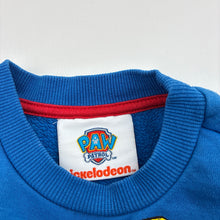 Load image into Gallery viewer, Boys Nickelodeon, Paw Patrol sweater / jumper, no size, armpit to armpit: 31.5cm, shoulder to cuff: 27cm, FUC, size 2,