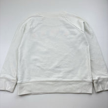 Load image into Gallery viewer, Girls Crew Cuts, embroidered white cotton sweater / jumper, FUC, size 7-8,