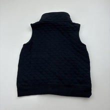 Load image into Gallery viewer, Boys black, quilted soft feel vest, no size, armpit to armpit: 29cm, GUC, size 2-3,