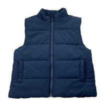 Load image into Gallery viewer, Boys Anko, navy puffer vest, no size, armpit to armpit: 38cm, GUC, size 8-9,
