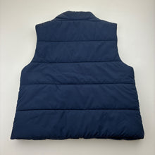 Load image into Gallery viewer, Boys Anko, navy puffer vest, no size, armpit to armpit: 38cm, GUC, size 8-9,