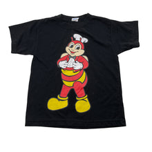 Load image into Gallery viewer, Boys Softex Junior, black lightweight t-shirt, armpit to armpit: 31cm, EUC, size 5-6,