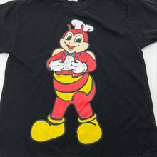 Load image into Gallery viewer, Boys Softex Junior, black lightweight t-shirt, armpit to armpit: 31cm, EUC, size 5-6,