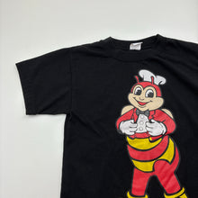 Load image into Gallery viewer, Boys Softex Junior, black lightweight t-shirt, armpit to armpit: 31cm, EUC, size 5-6,