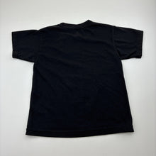 Load image into Gallery viewer, Boys Softex Junior, black lightweight t-shirt, armpit to armpit: 31cm, EUC, size 5-6,