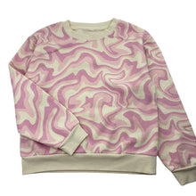 Load image into Gallery viewer, Girls fleece lined, sweater / jumper, no size, armpit to armpit: 41.5cm, armpit to cuff 45cm, GUC, size 8-10,