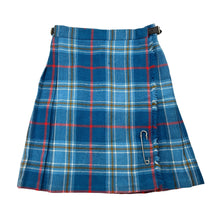 Load image into Gallery viewer, Girls Moffat Weavers, vintage wool blend tartan kilt, L: 39.5cm, GUC, size 7-8,