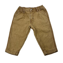 Load image into Gallery viewer, Boys Zara, cotton canvas pants, elasticated, GUC, size 0,