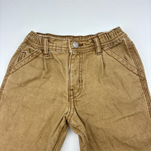 Load image into Gallery viewer, Boys Zara, cotton canvas pants, elasticated, GUC, size 0,