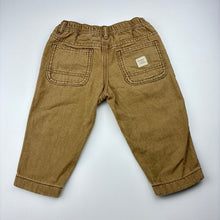 Load image into Gallery viewer, Boys Zara, cotton canvas pants, elasticated, GUC, size 0,