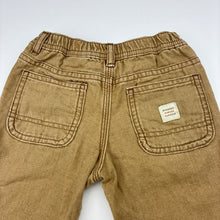 Load image into Gallery viewer, Boys Zara, cotton canvas pants, elasticated, GUC, size 0,