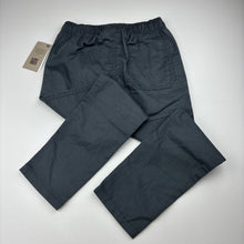 Load image into Gallery viewer, Unisex KID, grey school pants, elasticated, NEW, size 6,