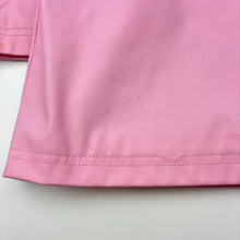 Load image into Gallery viewer, Girls Hatley, terry lined waterproof jacket / coat, small marks, loose stitching back hem, FUC, size 10,