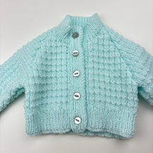 Load image into Gallery viewer, Unisex handmade, knitted cardigan, EUC, size 00000-0000,